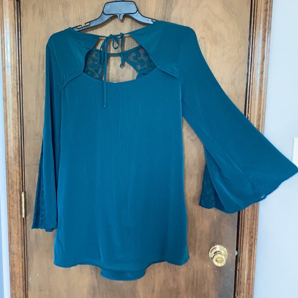 Price Firm 🔺 Altar'd State boho bell sleeve dress w/ cutout size S - Picture 14 of 15
